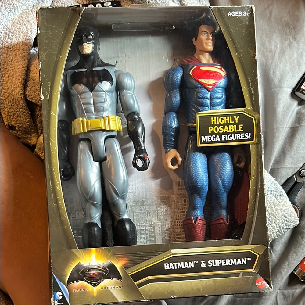 Batman and Superman Action Figures